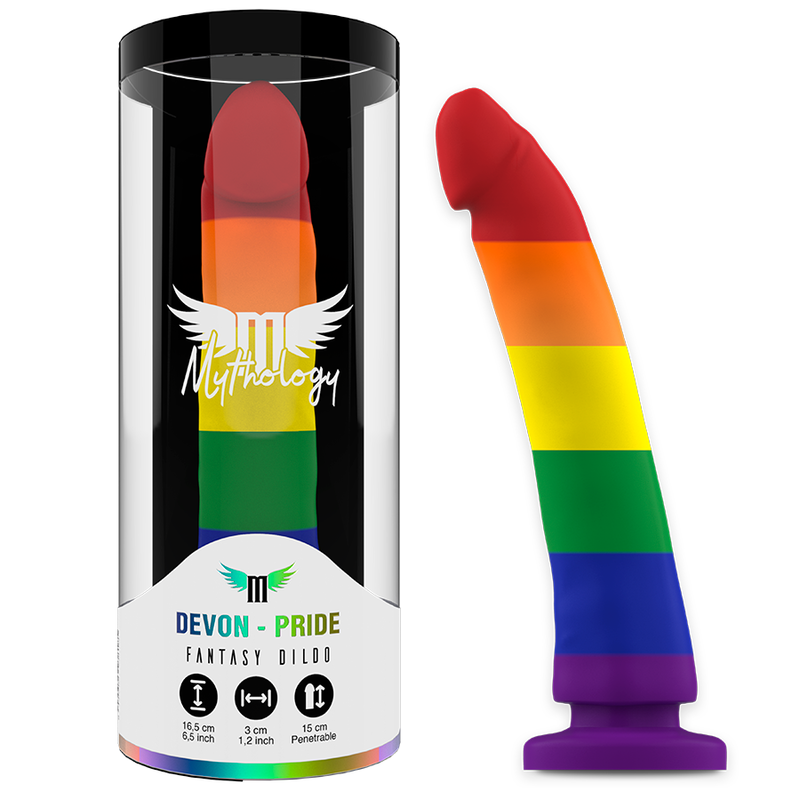 Gode Fantaisie Devon Pride Ventouse 2 Tailles - Mythology