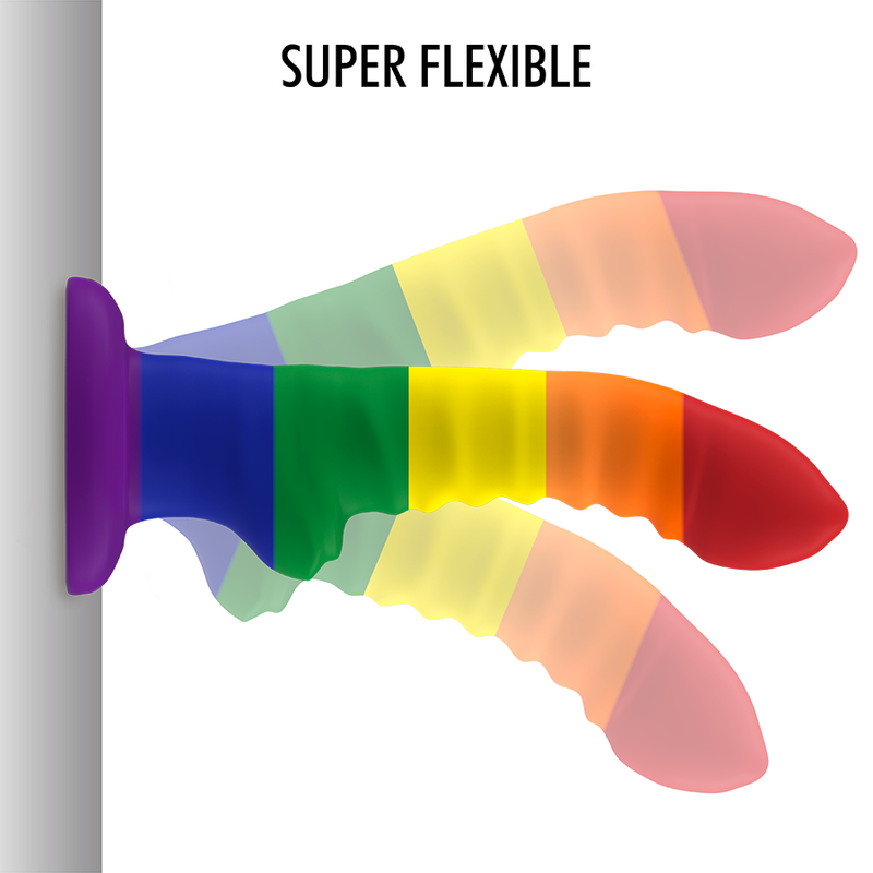 Gode Fantasy Colby Pride Silicone Body-Safe Ventouse - Mythology