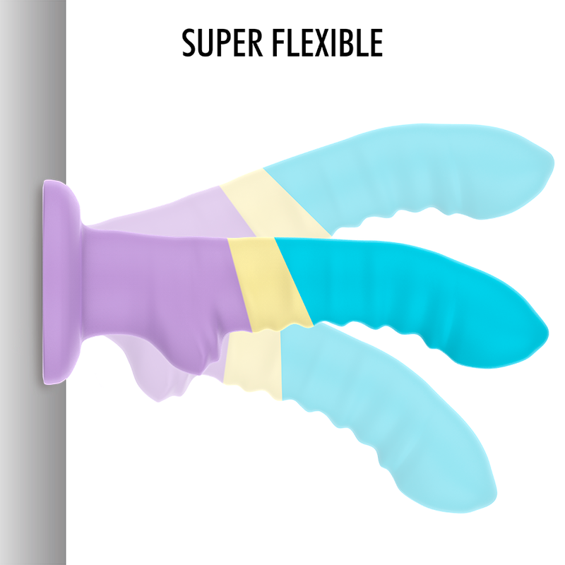 Gode Fantasy Colby Pride Silicone Body-Safe Ventouse - Mythology