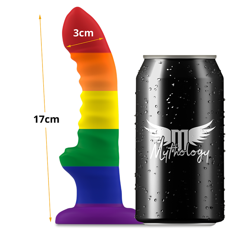 Gode Fantasy Colby Pride Silicone Body-Safe Ventouse - Mythology
