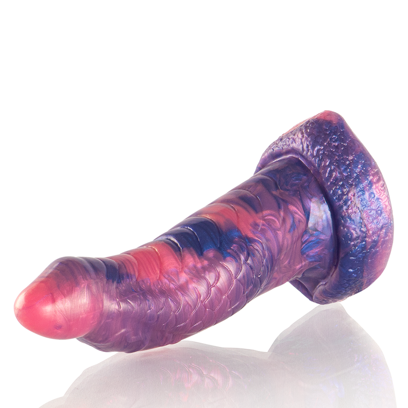 Gode Fantasy Medusa Silicone Texturé Base Ventouse 17 cm - Epic Cybersilicock