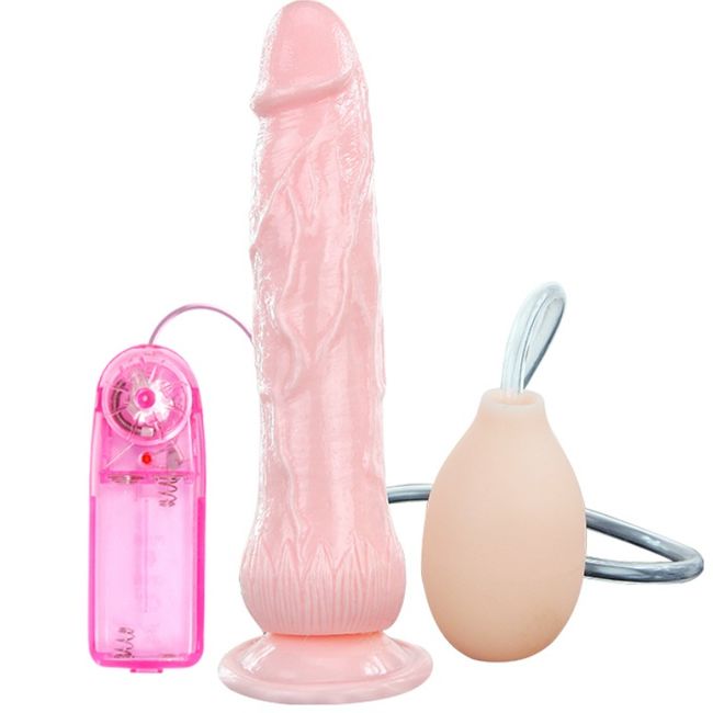 Gode Éjaculateur Vibrant Réaliste Ventouse Fonction Squirt - Baile