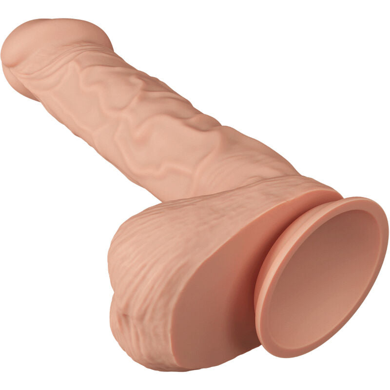 Gode Réaliste Géant Bergrisi Ventouse 26 cm Flexible Naturel - Baile