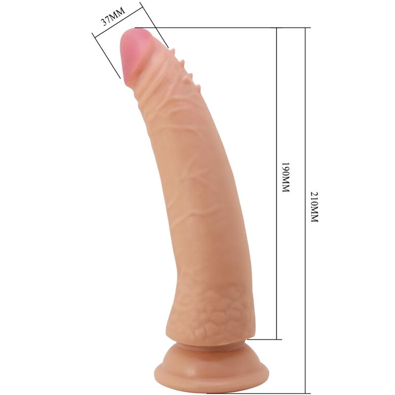 Gode Réaliste Kable Ventouse 21 cm Noyau Flexible - Pretty Love