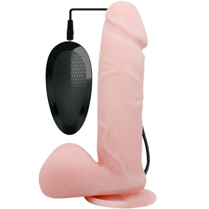 Gode Réaliste Vibrant Oliver Télécommande Ventouse Veiné - Baile
