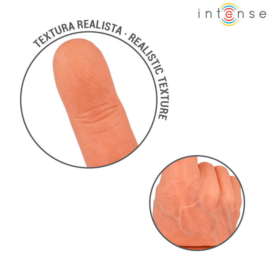 Gode Stimulateur Point G Hubert Main Flexible Ventouse 14,2 cm - Intense