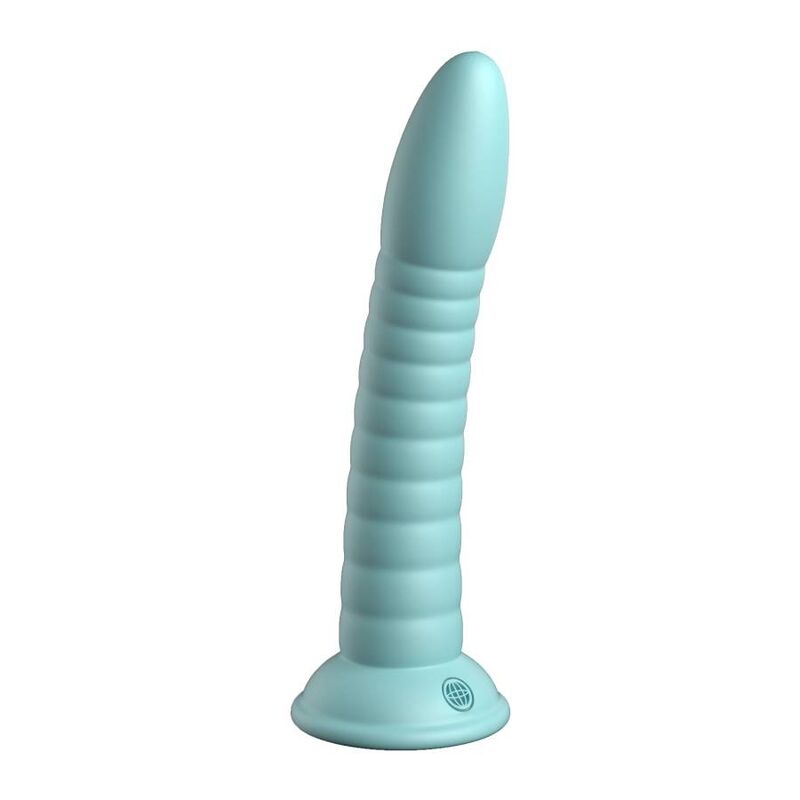 Gode Ventouse Wild Thing Silicone Vert 17,78 cm - Dillio Platinum