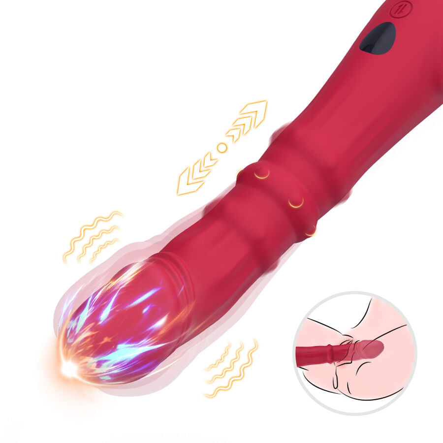 Gode Vibrant Chauffant Point A Thermo-Réglable 42°C Rechargeable - Armony