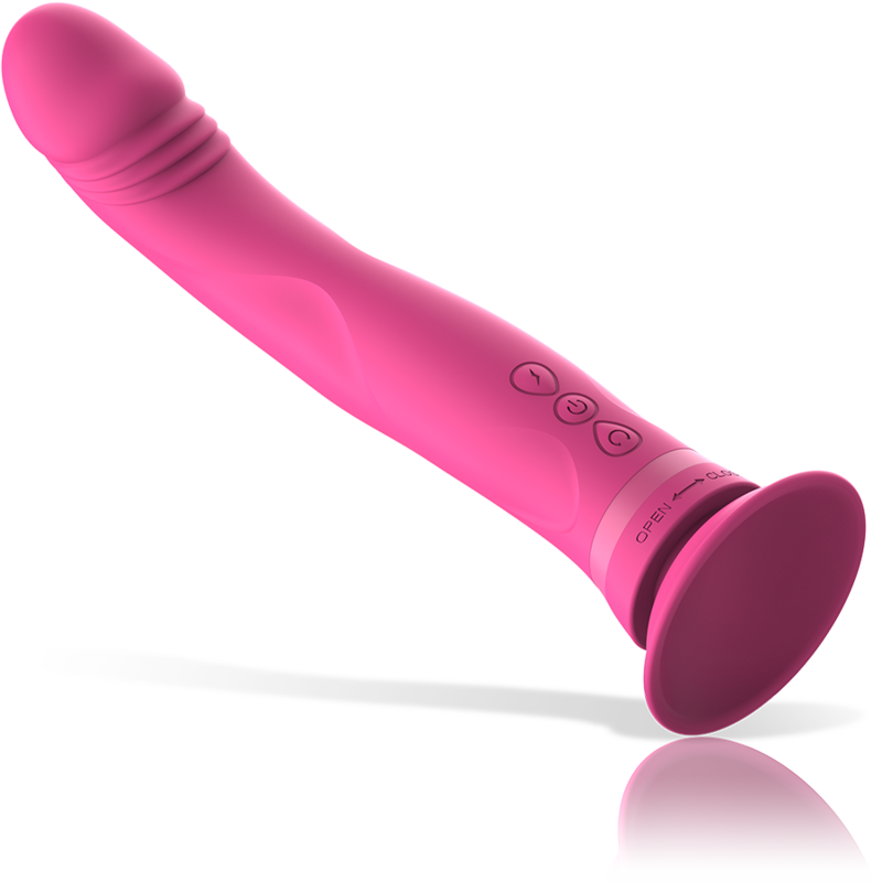 Gode Vibrant Réaliste Michelangelo Ventouse 10 Modes Double Densité - Intense