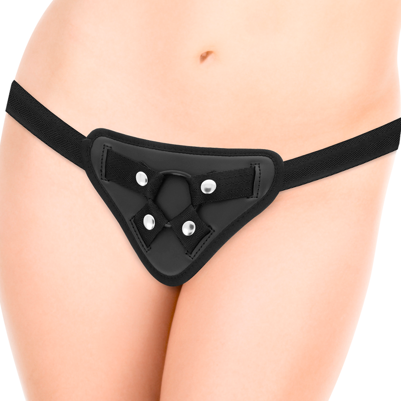 Harnais Gode Ceinture 3 Anneaux Silicone Sangles Nylon - X Ray
