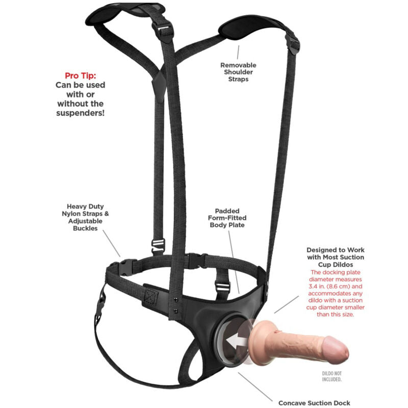 Harnais Gode Ceinture Body Dock Système Ventouse Push-and-Play - Pipedreams