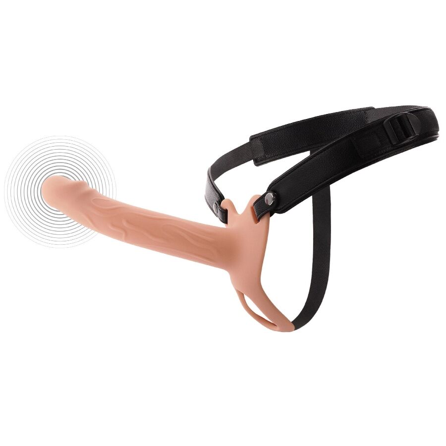 HIDDEN DESIRE - INFERNO MANCHON PÉNIS AVEC STRAP-ON 20 CM