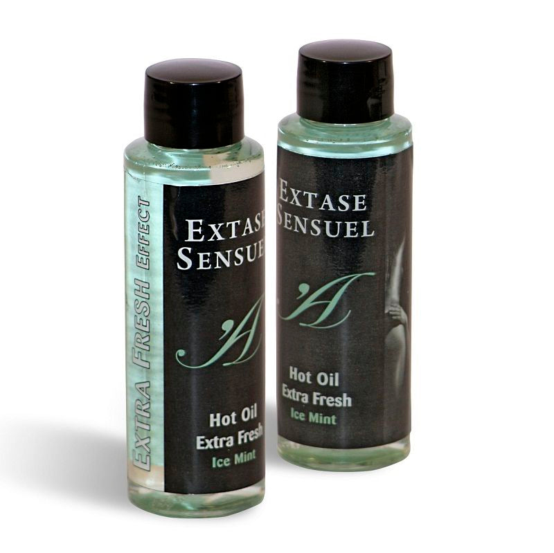 Huile de Massage Effet Glace 30 ou 100 ml - Extase Sensual