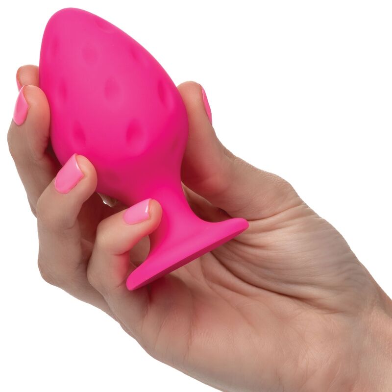 Set de 2 Plug Anal Cheeky - Silicone Ventouse S et L - CalExotic