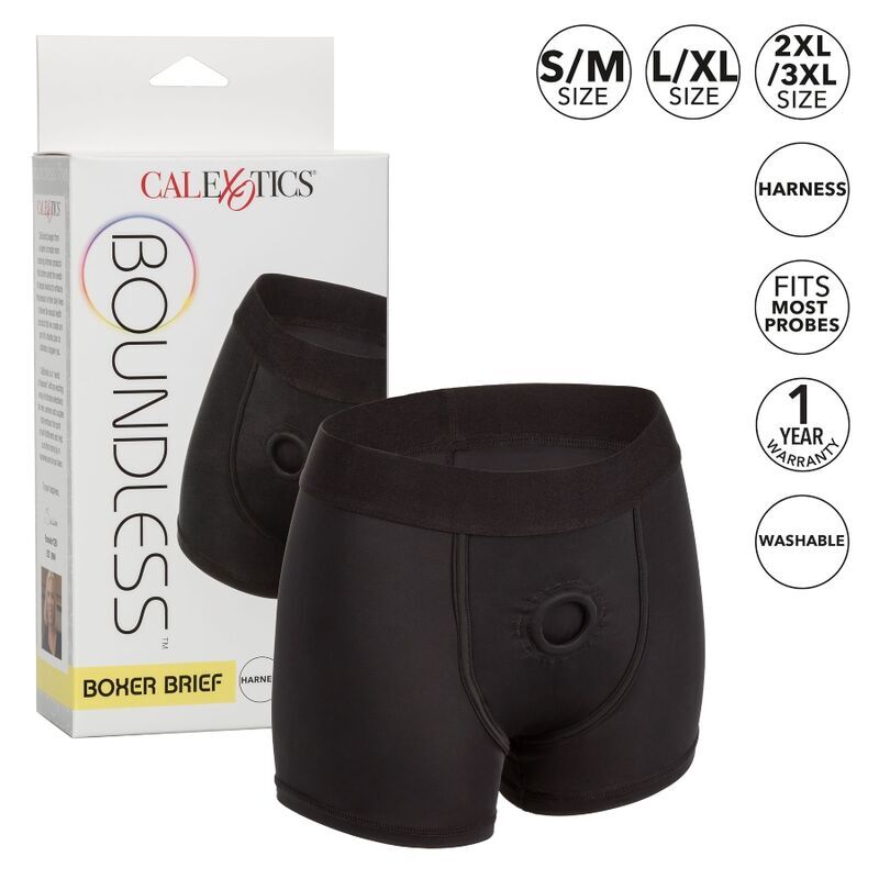 Harnais Boxer Boundless - Confort Premium Compatible Gode - CalExotics