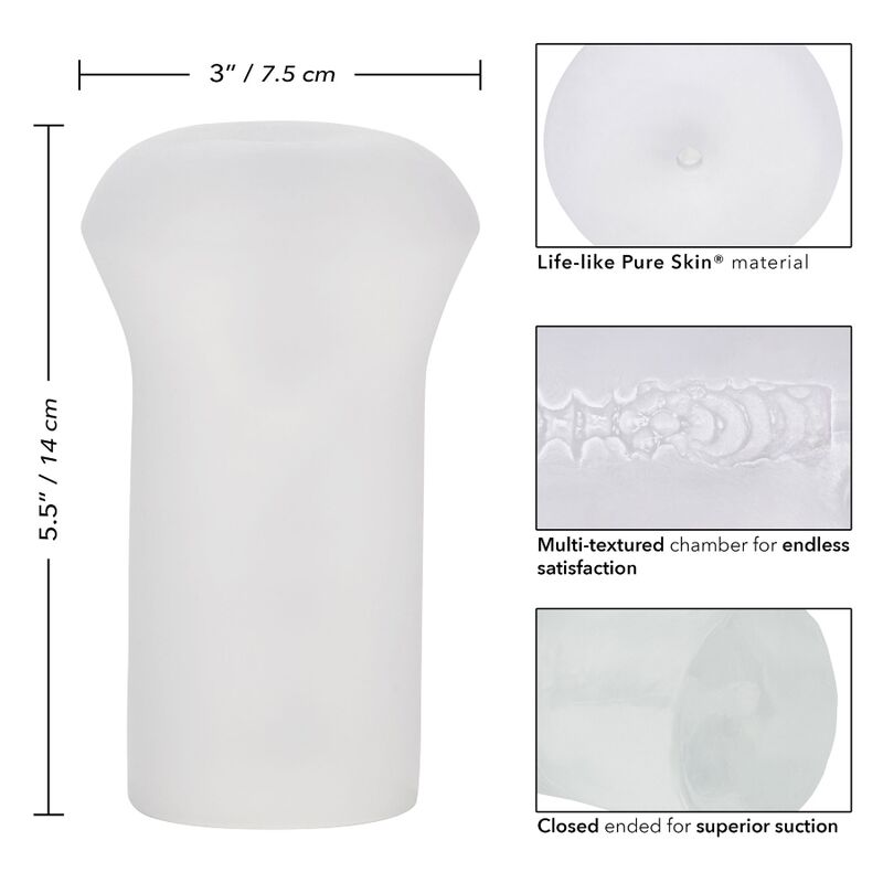 Masturbateur Boundless Stroker - Multi-Texturé TPE Extensible - CalExotics
