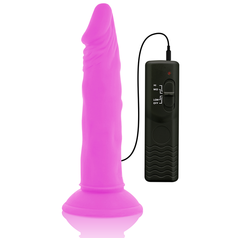Gode Ventouse Vibrant Flexible Télécommande - TPE Souple - Diversia