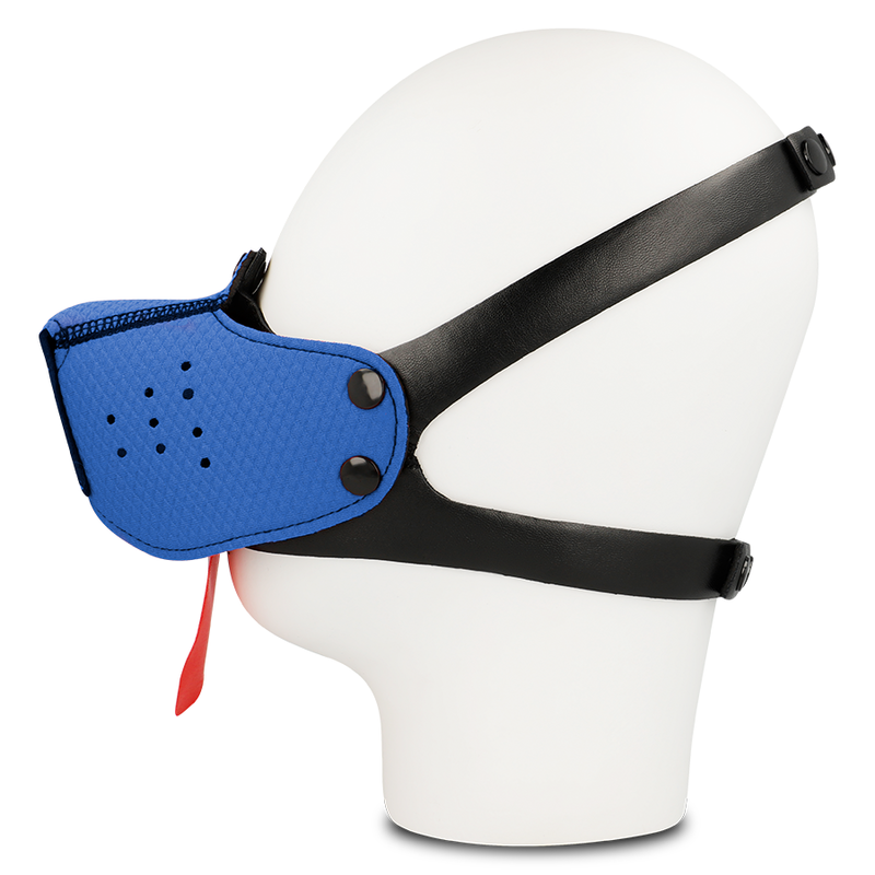 Muselière Masque Chien BDSM Réglable 4 Positions - Ohmama Fetish