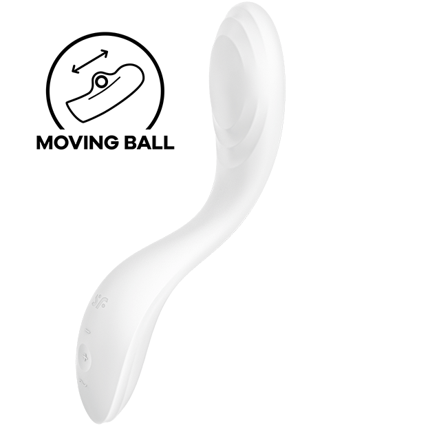 Vibromasseur Point G Rrrolling Pleasure Boule Mobile 2 Moteurs - Satisfyer