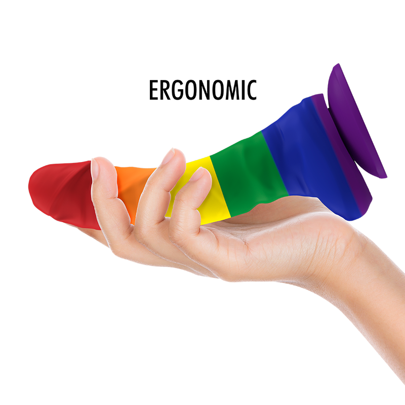 Gode Ventouse Corey Pride Silicone Couleurs Fierté 2 Tailles - Mythology Fantasy
