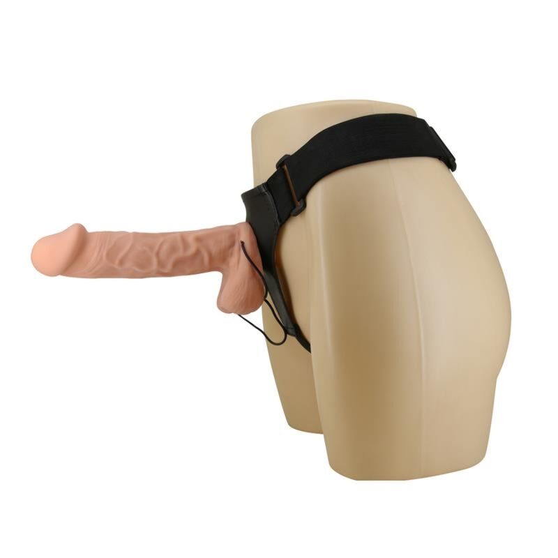 Gode Ceinture Harnais Réglable Réaliste Vibrant 3 Modèles - Baile