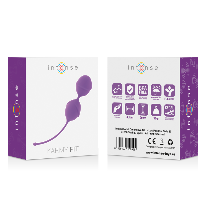 Boules de Kegel Karmy Fit - Silicone Renforcement Pelvien - Intense