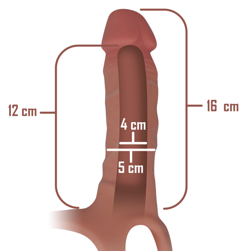 Gode Ceinture Creux Harnais Réglable - Intense