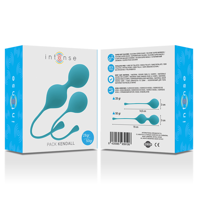 Pack Boules de Kegel Kendall Progressif - Silicone Hypoallergénique - Intense