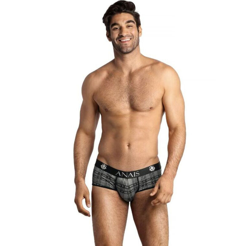 Slip Homme Balance Microfibre Imprimé Carreaux - Anais Men