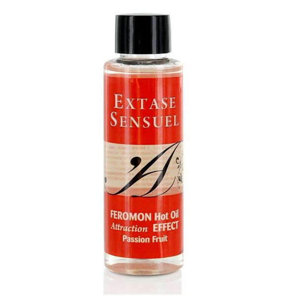 Huile de Massage Thermique Phéromones Fruits de la Passion - Extase Sensual