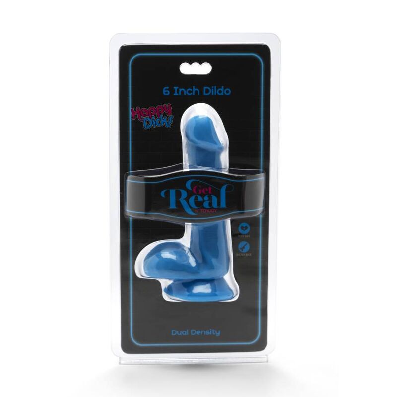 Gode Réaliste Happy Dicks avec Testicules et Ventouse - Get Real