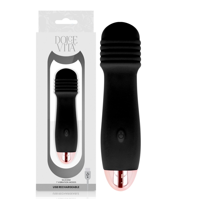 Vibromasseur Rechargeable Trois - Silicone Soyeux 7 Vitesses - Dolce Vita