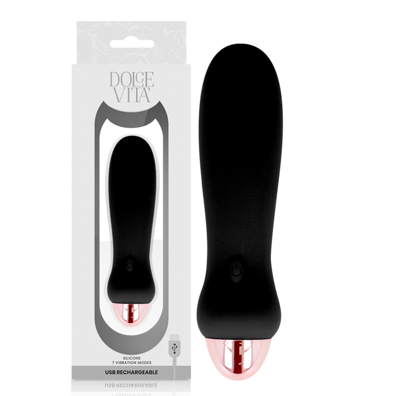 Vibromasseur Rechargeable Cinq - Silicone Doux 7 Vitesses - Dolce Vita