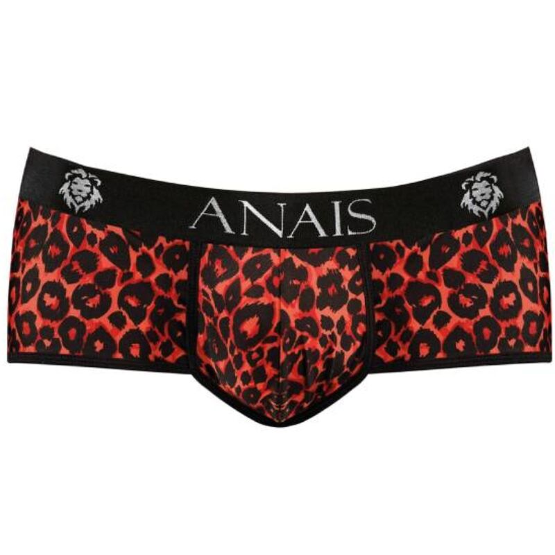 Slip Homme Tribal Microfibre Rouge Imprimé Animal Coupe Sportive - Anais Men