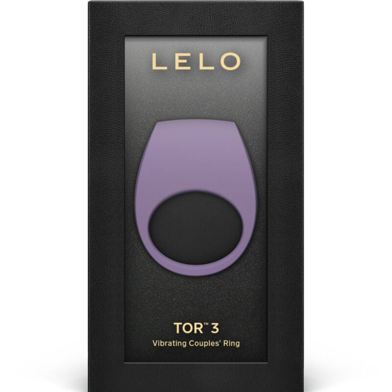 Cockring Vibrant Connecté Tor 3 Silicone 6 Modes Rechargeable - Lelo