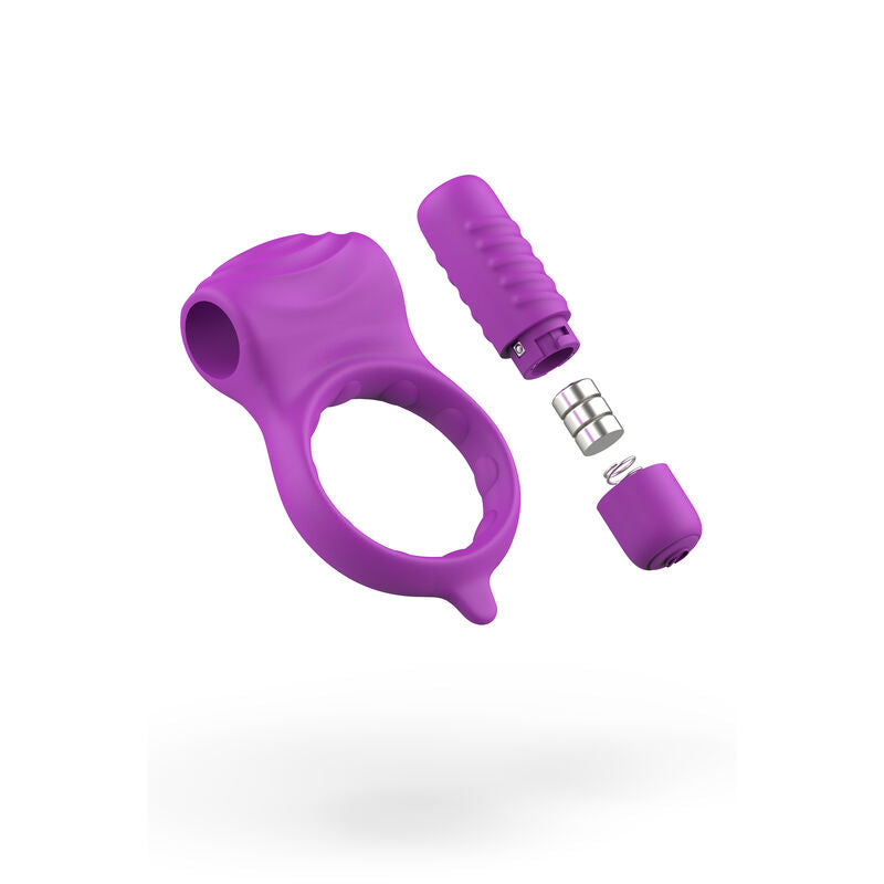 Cockring Vibrant Bcharmed Basic Wave 5 Fonctions Silicone Étanche - B Swish