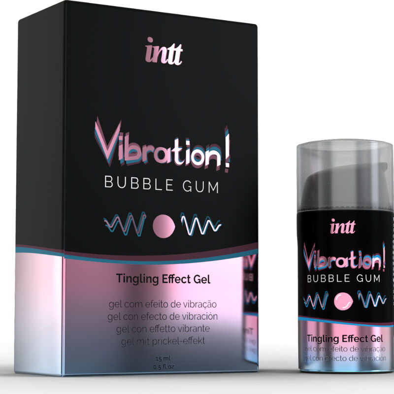 Gel Vibrant Liquide Kissable 12 Saveurs Effet Chaleur Pulsation - Intt
