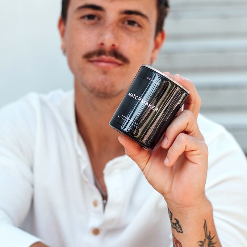 Bougie de Massage Matchmaker - Phéromones et Huiles Naturelles - Eye Of Love