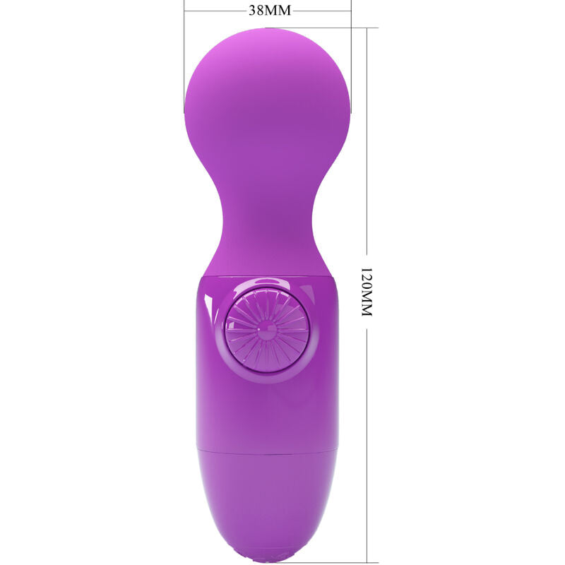 Mini Wand Masseur Personnel Silicone Multivitesse - Pretty Love