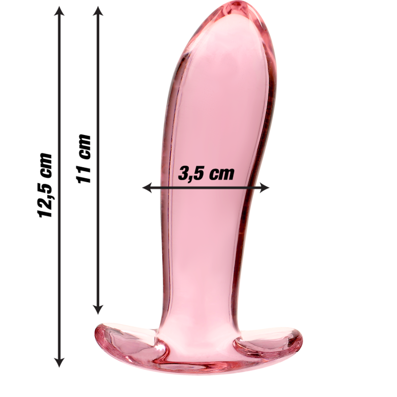 Plug Anal Verre Borosilicate Nebula Modèle 5 Base Large 12,5 cm