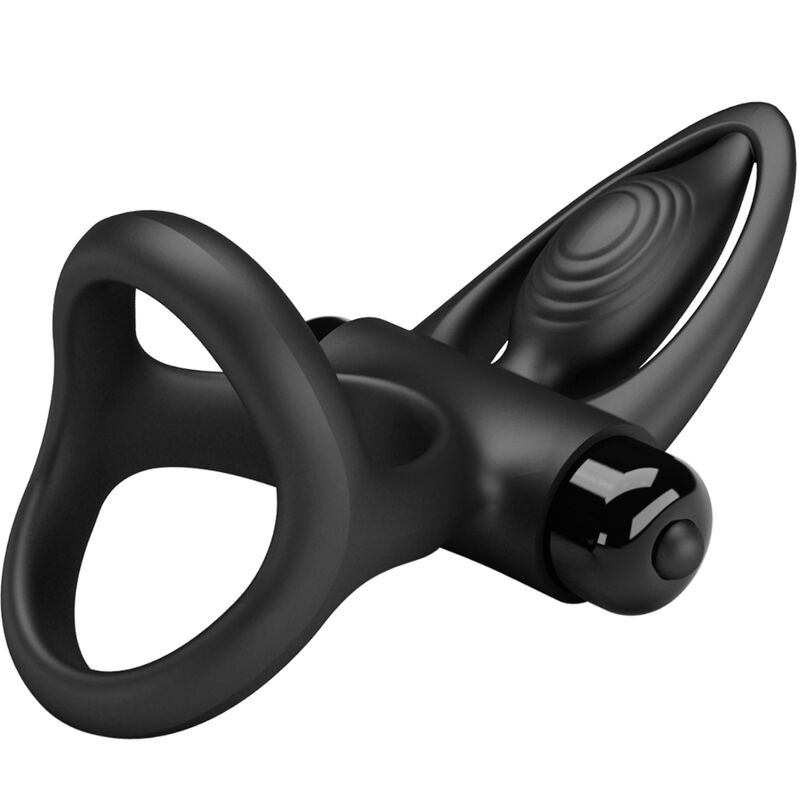 Cockring Vibrant Silicone 10 Vibrations Rechargeable - Pretty Love