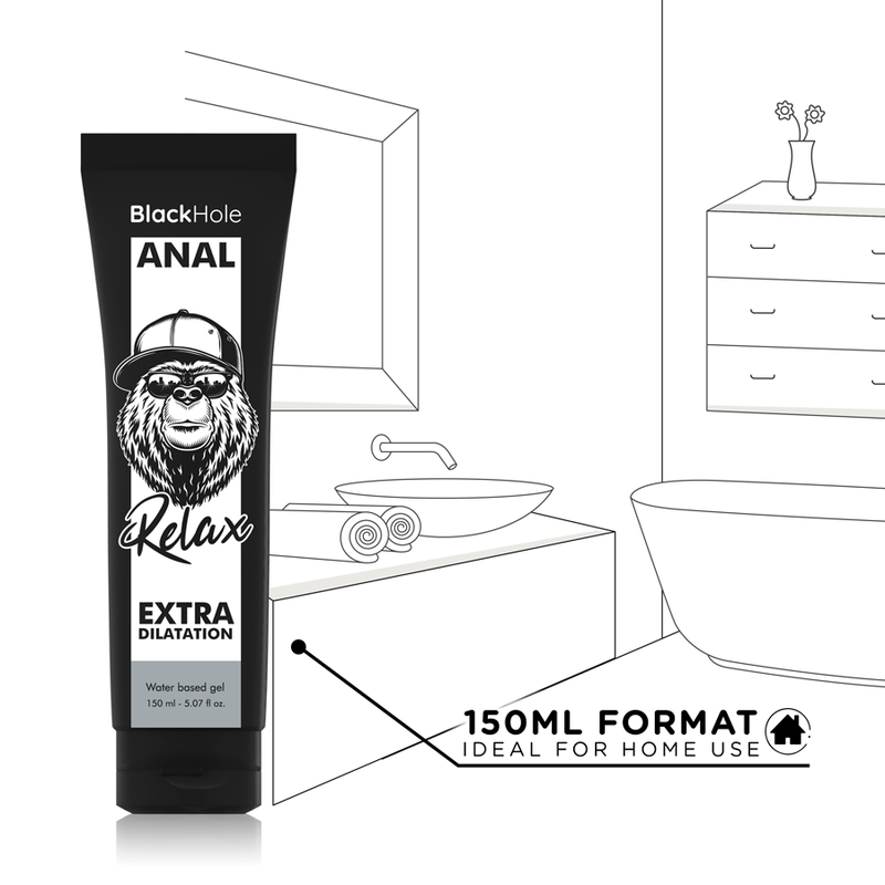 Gel Lubrifiant Anal Black Hole - Dilatateur Relaxant Base Eau