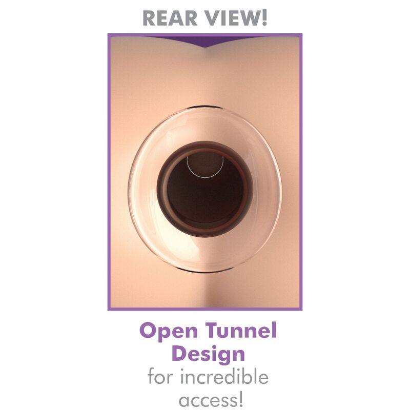 Plug Anal Tunnel Cristal Gaper Vue Interne Étanche - Anal Fantasy Elite