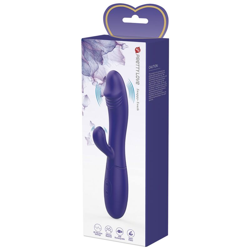 Vibromasseur Point G Snappy Youth Flexible 30 Vibrations Rechargeable - Pretty Love