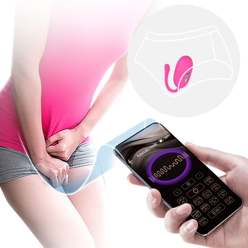 Œuf Vibrant Connecté Doreen Rechargeable Silicone - Pretty Love