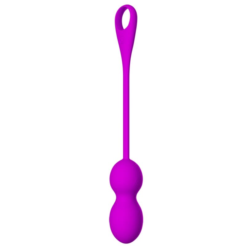 Boules de Kegel Vibrantes Elvira Connectées 12 Modes - Silicone - Pretty Love