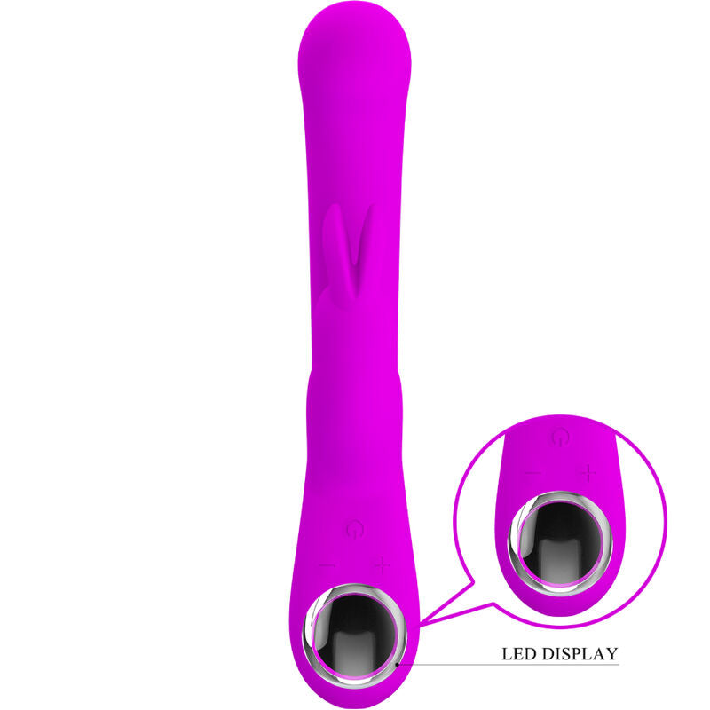 Vibromasseur Rabbit Lamar Point G Écran LCD 10 Vibrations - Pretty Love