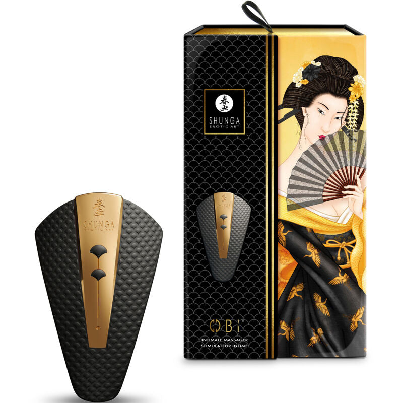 Stimulateur Clitoridien Obi Silicone Doux 4 Coloris Rechargeable - Shunga