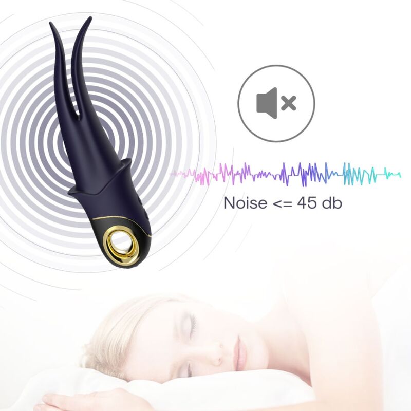 Vibromasseur Double Tête Shadow - Effet Langue 9 Modes - Armony