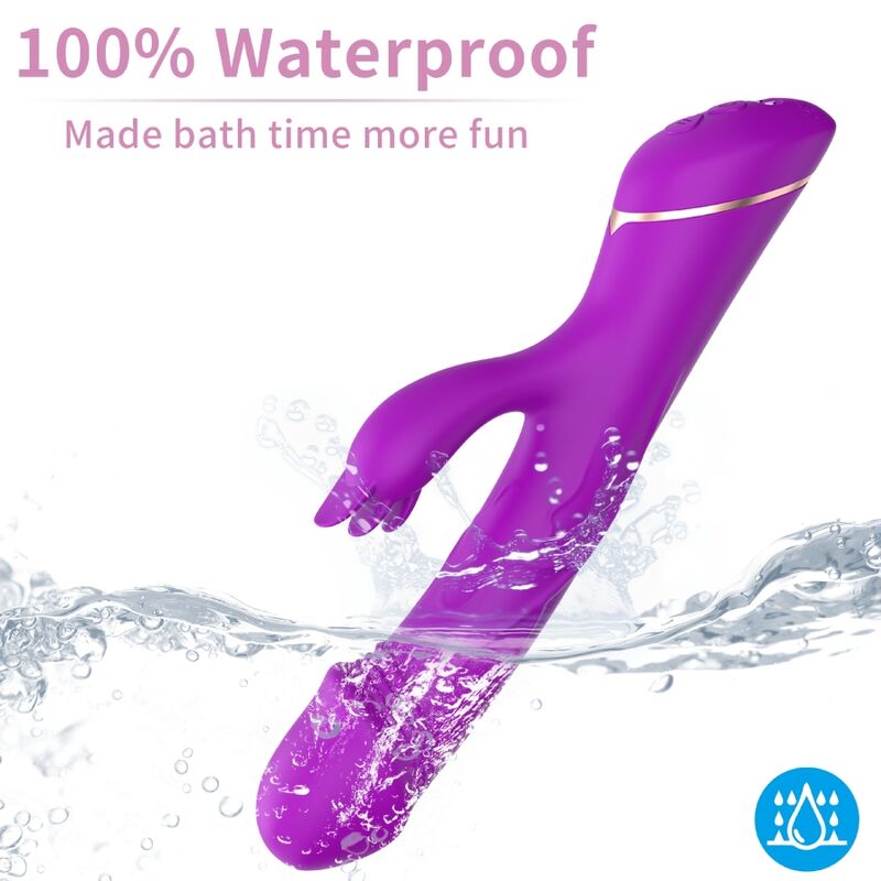 Vibromasseur Rabbit Silicone - Double Moteur 2x9 Modes - Armony
